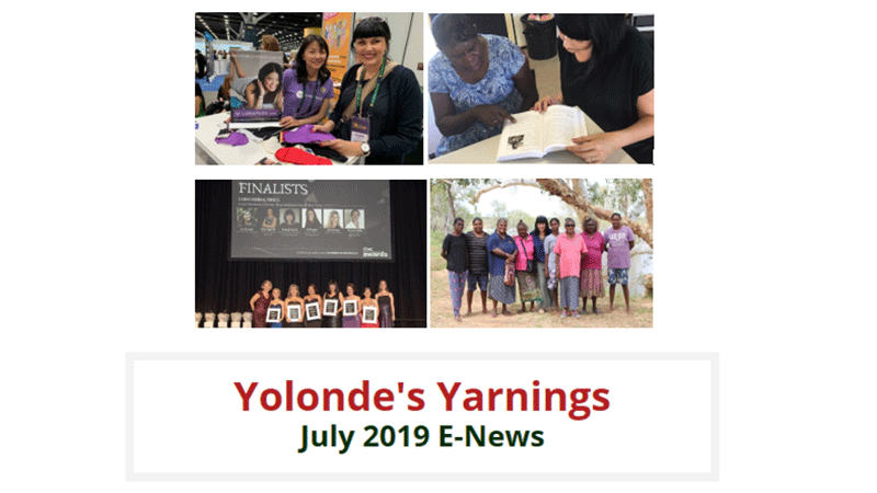 Yolonde's Yarnings: July 2019 E-News